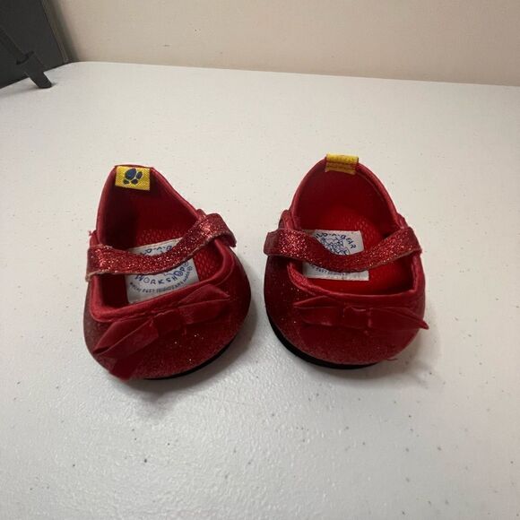 Build A Bear red sparkly shoes BAB - Picture 1 of 3
